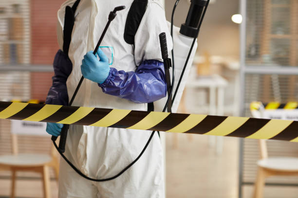 Professional Biohazard Cleanup technician working in Richmond, IL